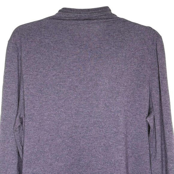 Lafayette 148 Extrafine Wool Pleated Front Buttoned Cardigan - Purple - XL - Picture 5 of 8